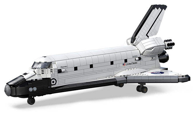 NASA 发现号航天飞机 1:80
