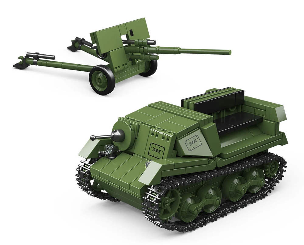 57MM ZIS-2 T-20 Armored Tractor