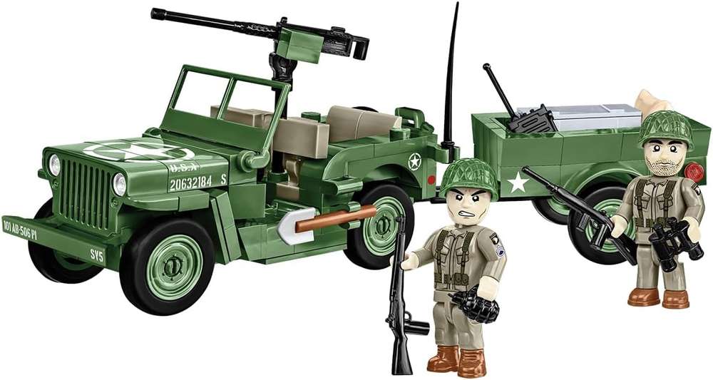 Jeep Willys MB Vehicle with Trailer
