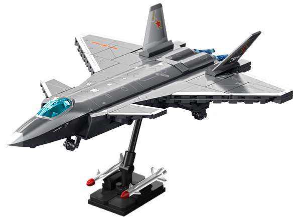 强国雄风:歼-20隐形战斗机 1:78