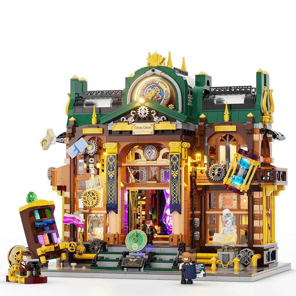 Steampunk Time Rift Library