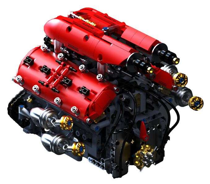 V8-Turbine Engine