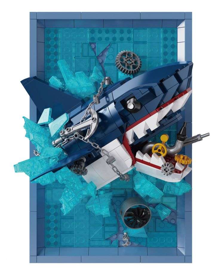 Photo Frame of Shark