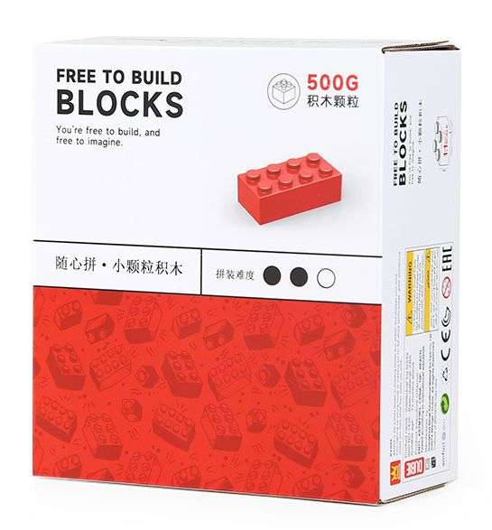 小颗粒随心拼500g 基础搭建补充装