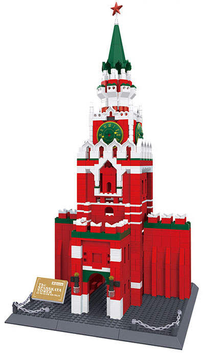 The Spasskaya Tower of Moscow Kremlin