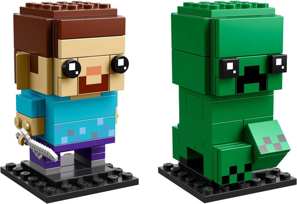BrickHeadz：Steve & Creeper