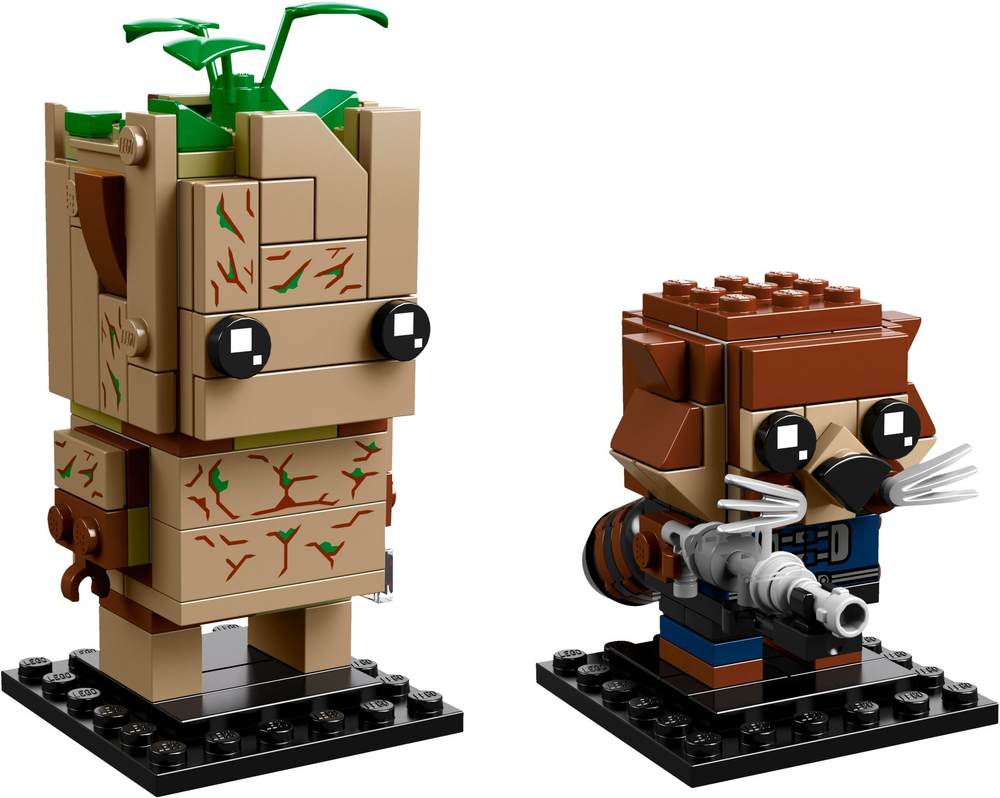 BrickHeadz：Groot & Rocket