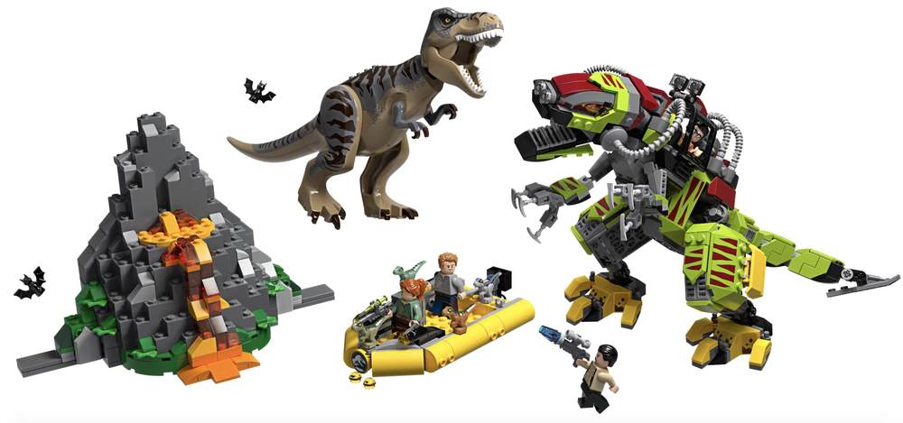 T. rex vs Dino-Mech Battle